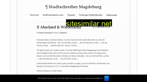 stadtschreiber-magdeburg.de alternative sites