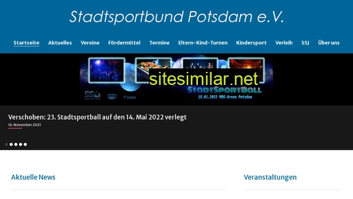stadtsportbund-potsdam.de alternative sites