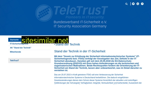 stand-der-technik-security.de alternative sites