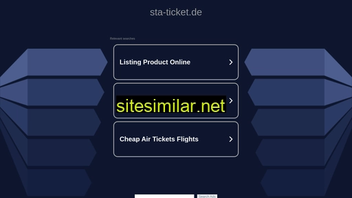 sta-ticket.de alternative sites