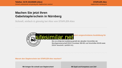 staplerschein-nuernberg.de alternative sites