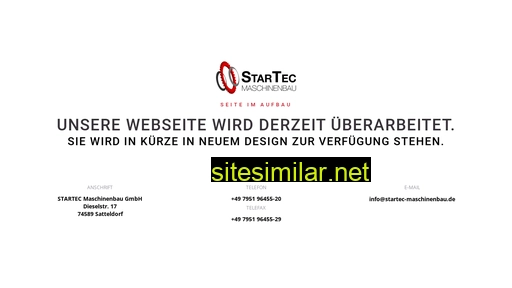 startec-maschinenbau.de alternative sites