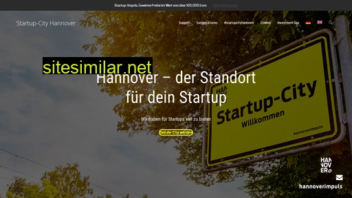 startupcityhannover.de alternative sites