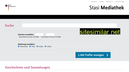 Stasi-mediathek similar sites