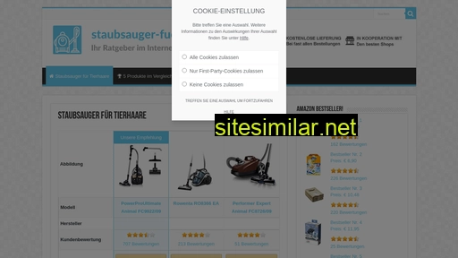 Staubsauger-fuer-tierhaare similar sites