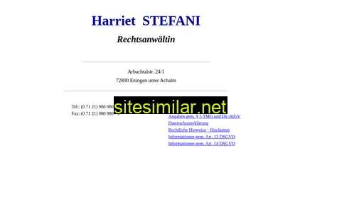 stefani.de alternative sites