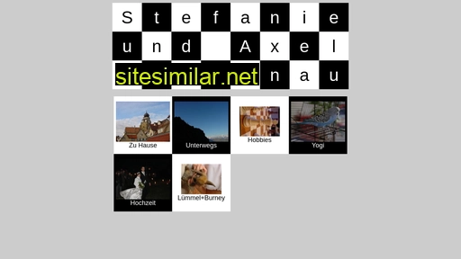 Stefanieundaxel similar sites