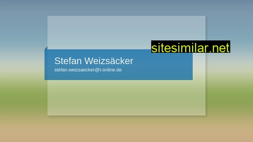 Stefanweizsaecker similar sites