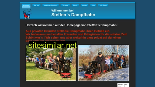 steffens-dampfbahn.de alternative sites