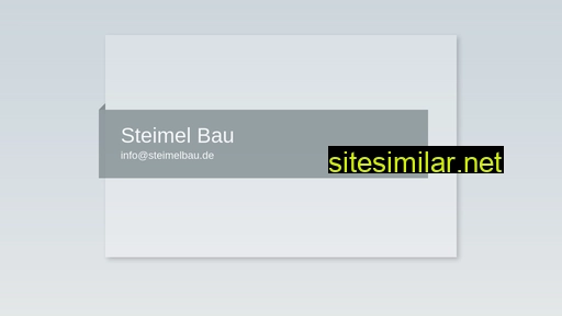 steimel-bau.de alternative sites