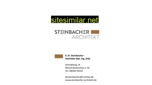 steinbacher-architekt.de alternative sites