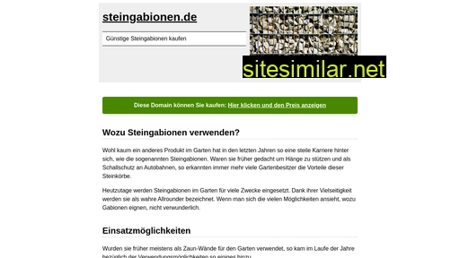 steingabionen.de alternative sites
