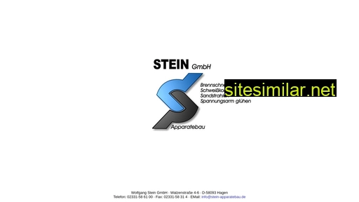 Stein-apparatebau similar sites