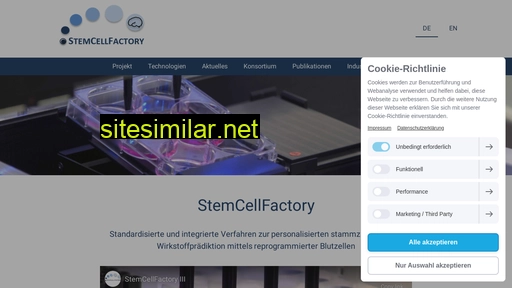 stemcellfactory3.de alternative sites