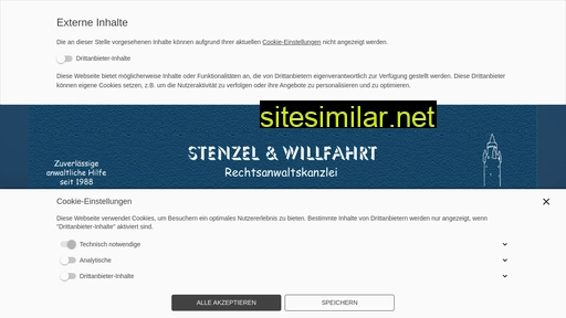 Stenzel-willfahrt-rechtsanwaelte similar sites