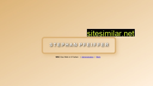 stephanpfeiffer.de alternative sites