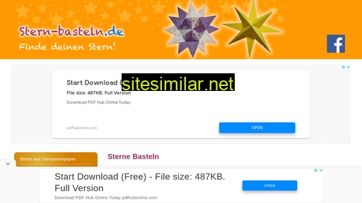 Stern-basteln similar sites