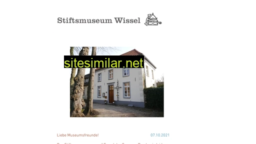 stiftsmuseum-wissel.de alternative sites