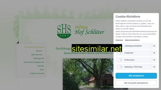 stiftung-hof-schlueter.de alternative sites