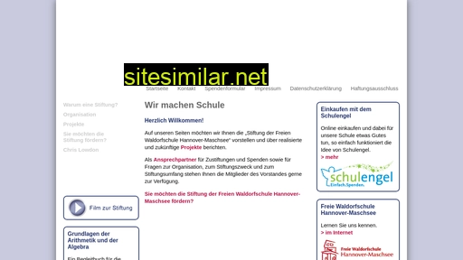stiftung-waldorfschule-maschsee.de alternative sites