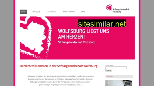 Stiftungslandschaft-wob similar sites