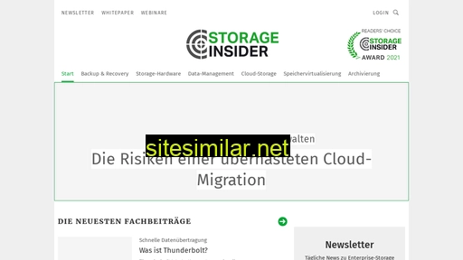 storage-insider.de alternative sites