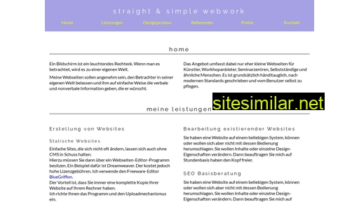 straightandsimple-webwork.de alternative sites