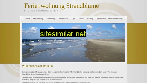 Strandblume-borkum similar sites