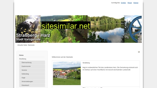 strassberg-harz.de alternative sites