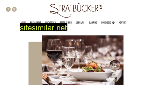 stratbueckers-restaurant.de alternative sites