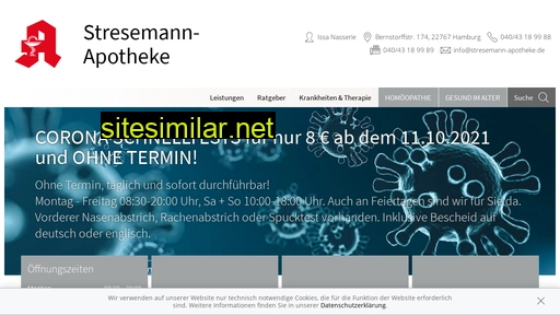 stresemann-apotheke.de alternative sites