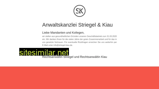 striegel-kiau.de alternative sites