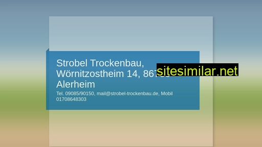 strobel-trockenbau.de alternative sites