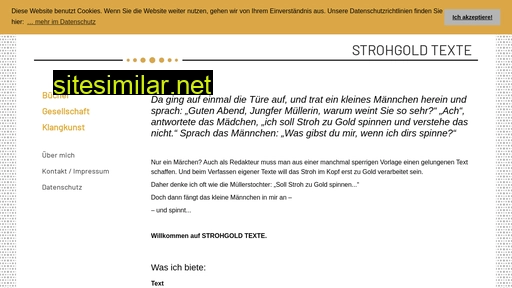 strohgold-texte.de alternative sites
