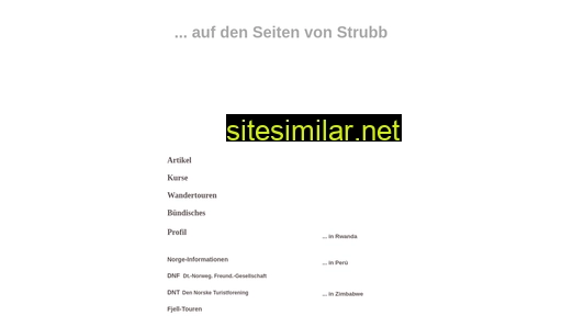 strubb.de alternative sites