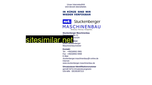 stuckenberger-maschinenbau.de alternative sites