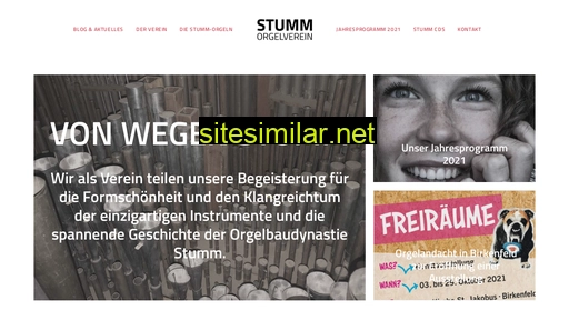Stumm-orgelverein similar sites