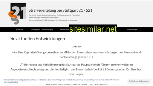stuttgart21.strafvereitelung.de alternative sites