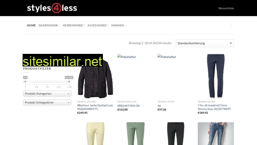 styles4less.de alternative sites