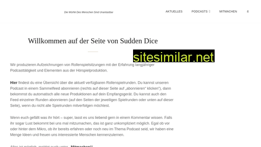 suddendice.de alternative sites