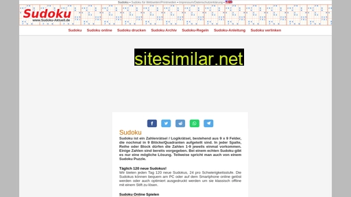 sudoku-aktuell.de alternative sites