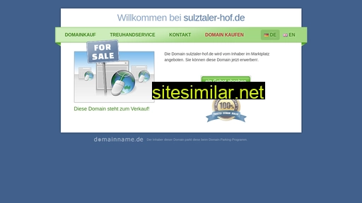 sulztaler-hof.de alternative sites