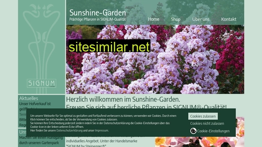sunshine-garden.de alternative sites
