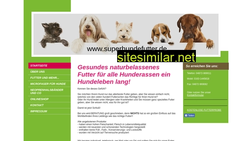 superhundefutter.de alternative sites