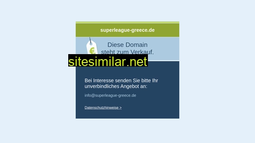 superleague-greece.de alternative sites