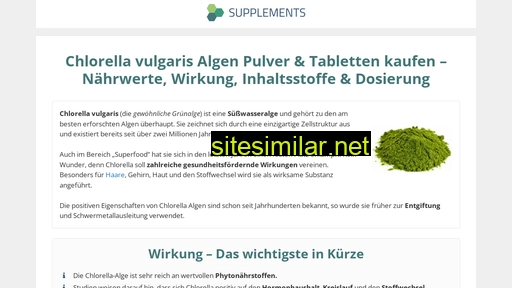 supplements.de alternative sites