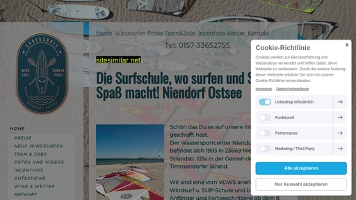 surfschule-niendorf-ostsee.de alternative sites