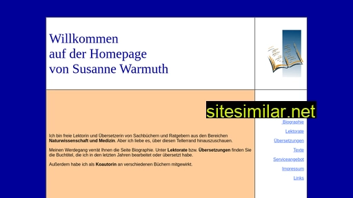 susanne-warmuth.de alternative sites