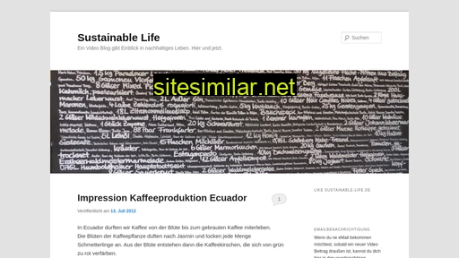 sustainable-life.de alternative sites