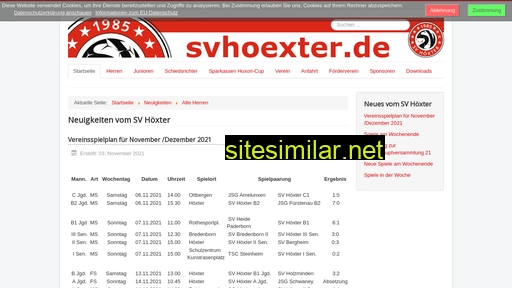 svhoexter.de alternative sites